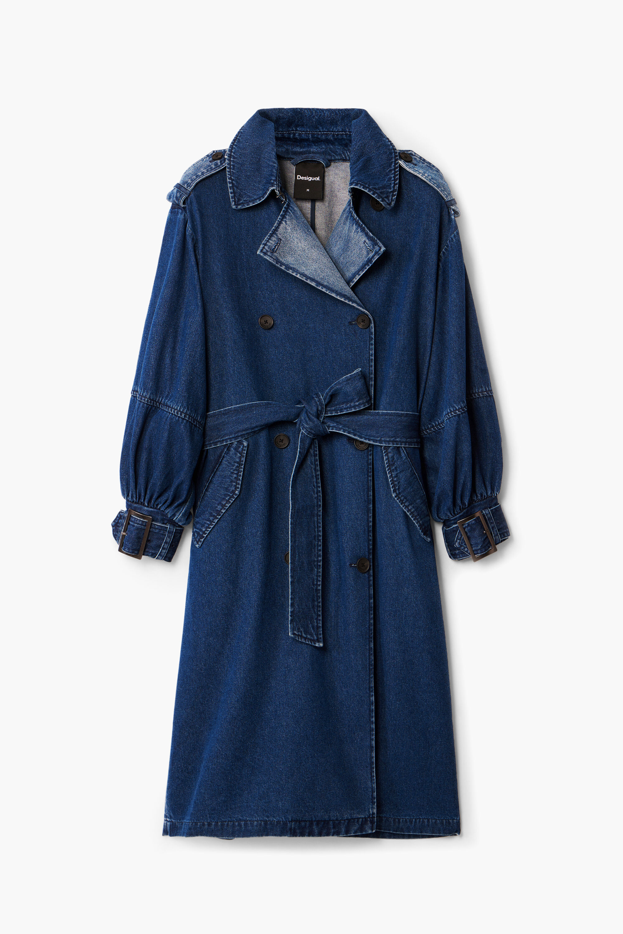 Denim trenchcoat