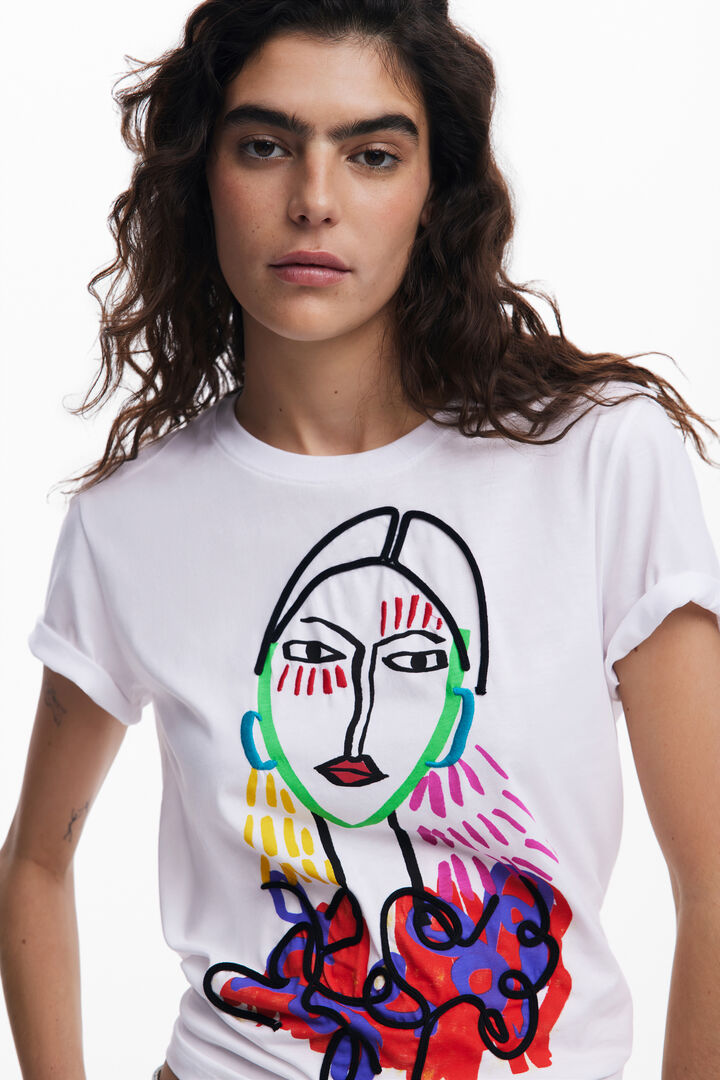 Arty print T-shirt | Desigual