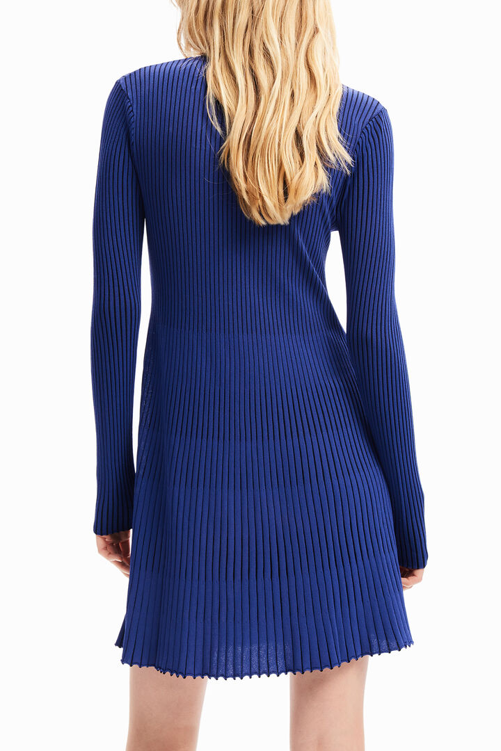 Short ribbed dress | Desigual