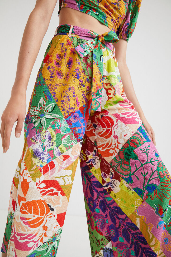 M. Christian Lacroix trousers with slits | Desigual