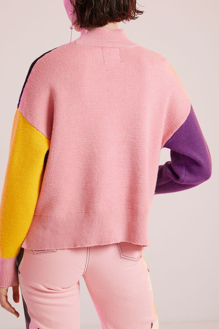 Jersey corto de tricot estampado | Desigual