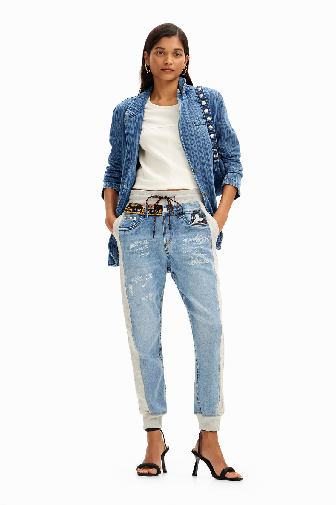 レディース ミッキーマウス ジョガージーンズ | Desigual.com
