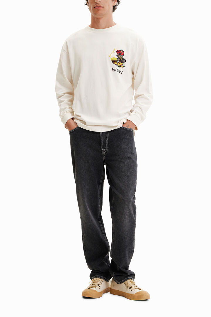 Long-sleeve illustration T-shirt | Desigual