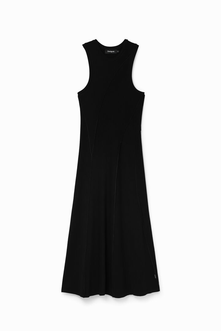 Ribbed patchwork midi dress | Desigual