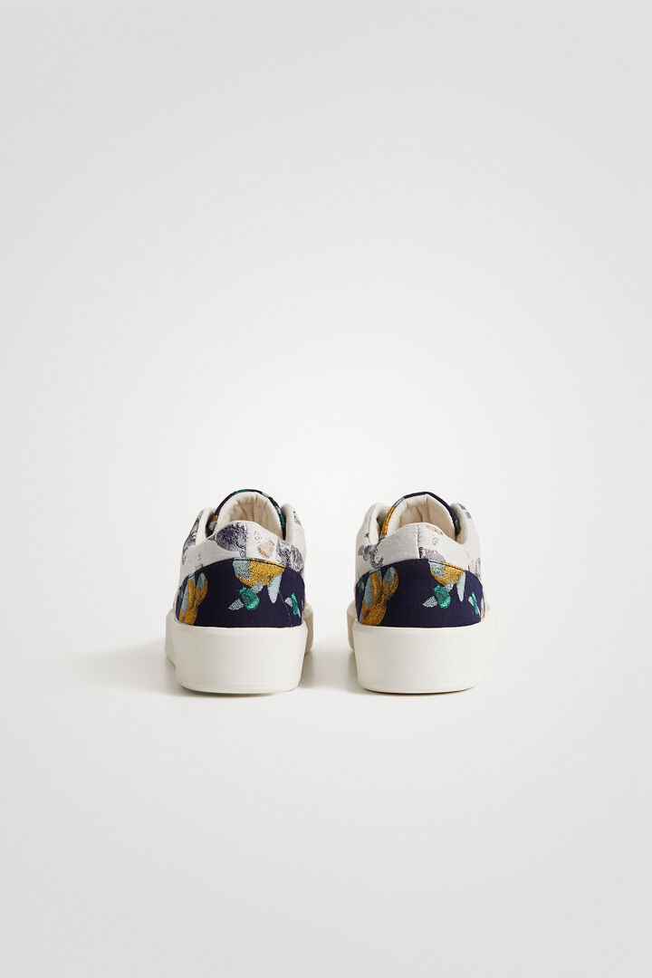 Sabatilles patch amb ràfia | Desigual