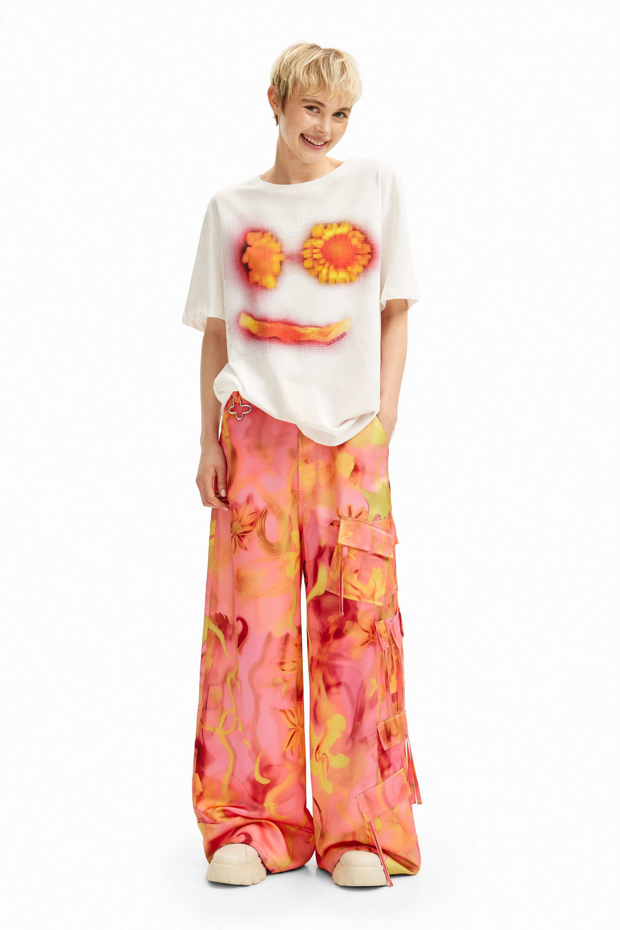 Desigual Collina Strada smiley T-shirt