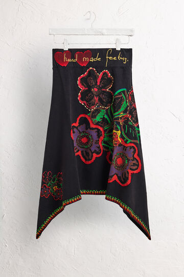 Embroidered Midi Skirt | Desigual