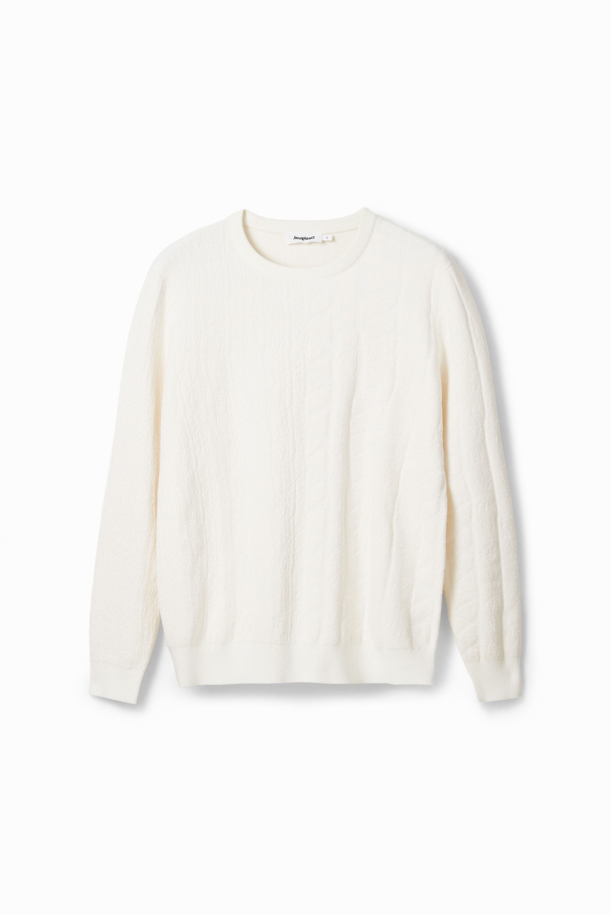 Pull motifs jacquard - Desigual - Modalova