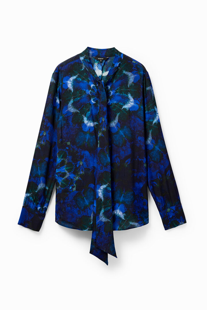 Bedruckte Bluse mit Mandalas in Batik-Optik | Desigual