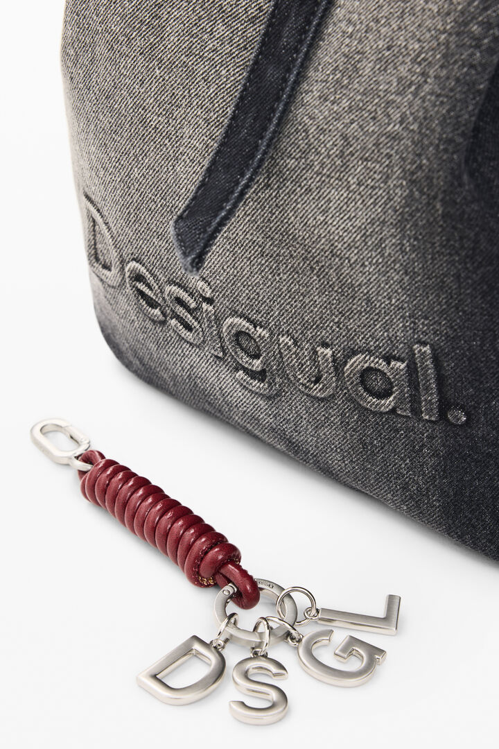 Medium denim backpack