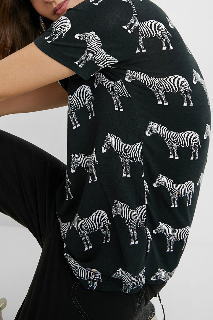 Camiseta manga corta zebras | Desigual