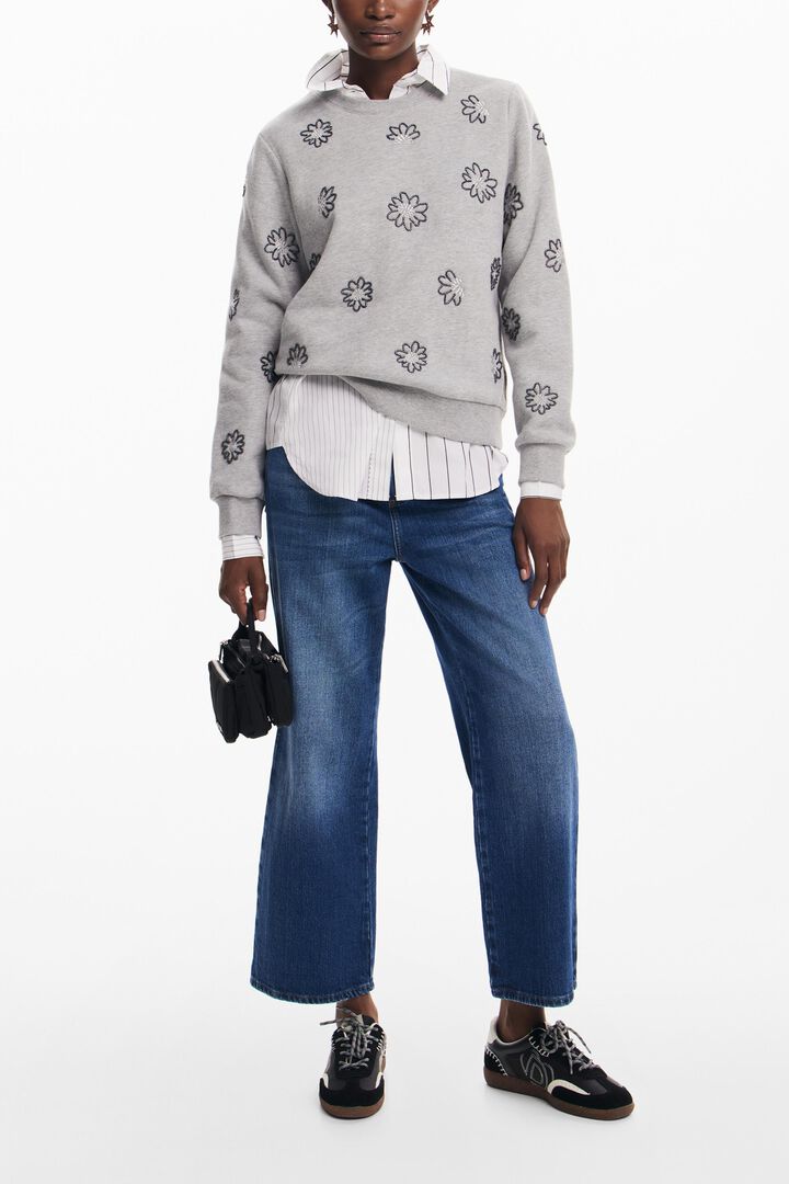 Sudadera flores joya | Desigual