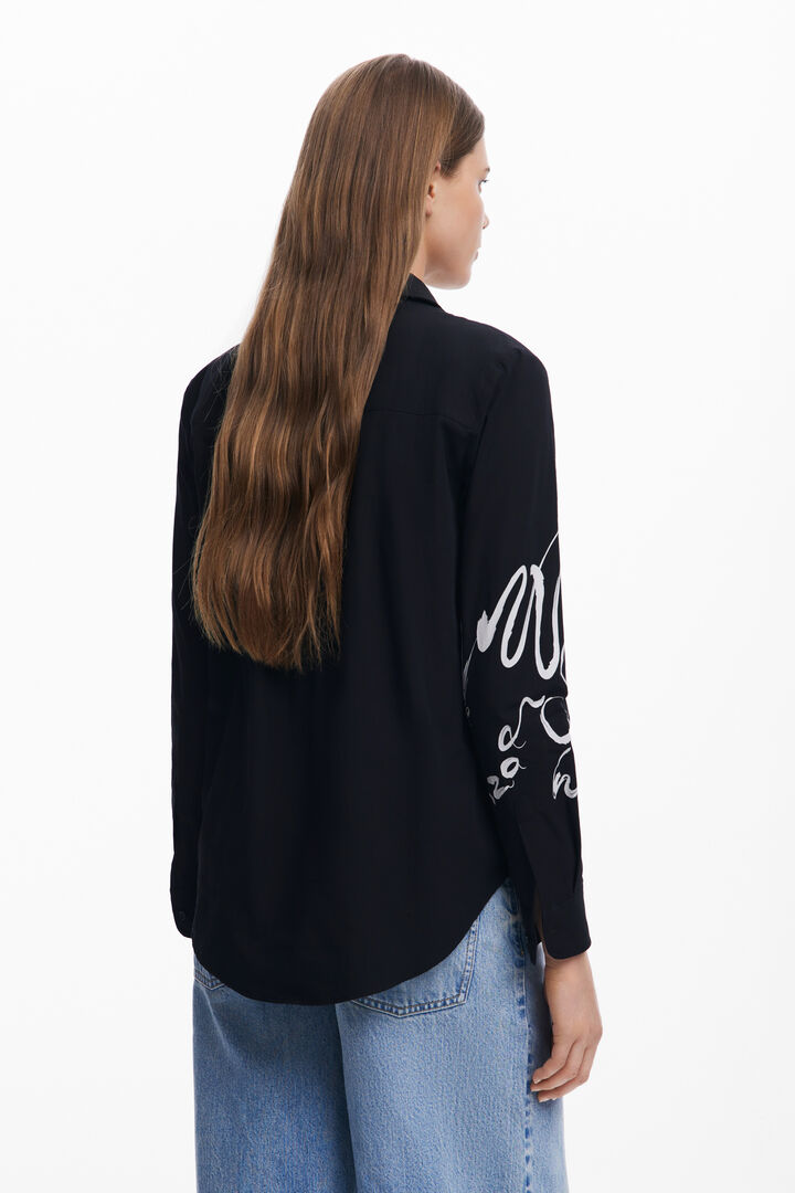 インク文字のシャツ | Desigual
