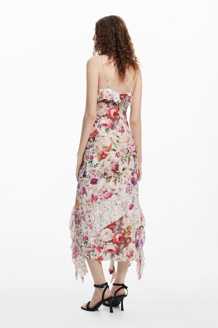 Vestido largo flores | Desigual