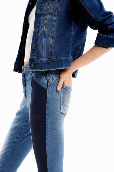 Vaqueros slim franja | Desigual