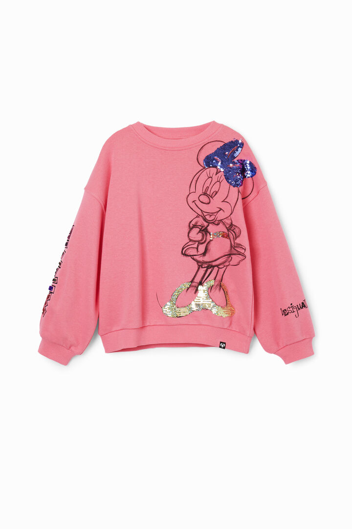 Sequinned Minnie Mouse sweatshirt | Desigual