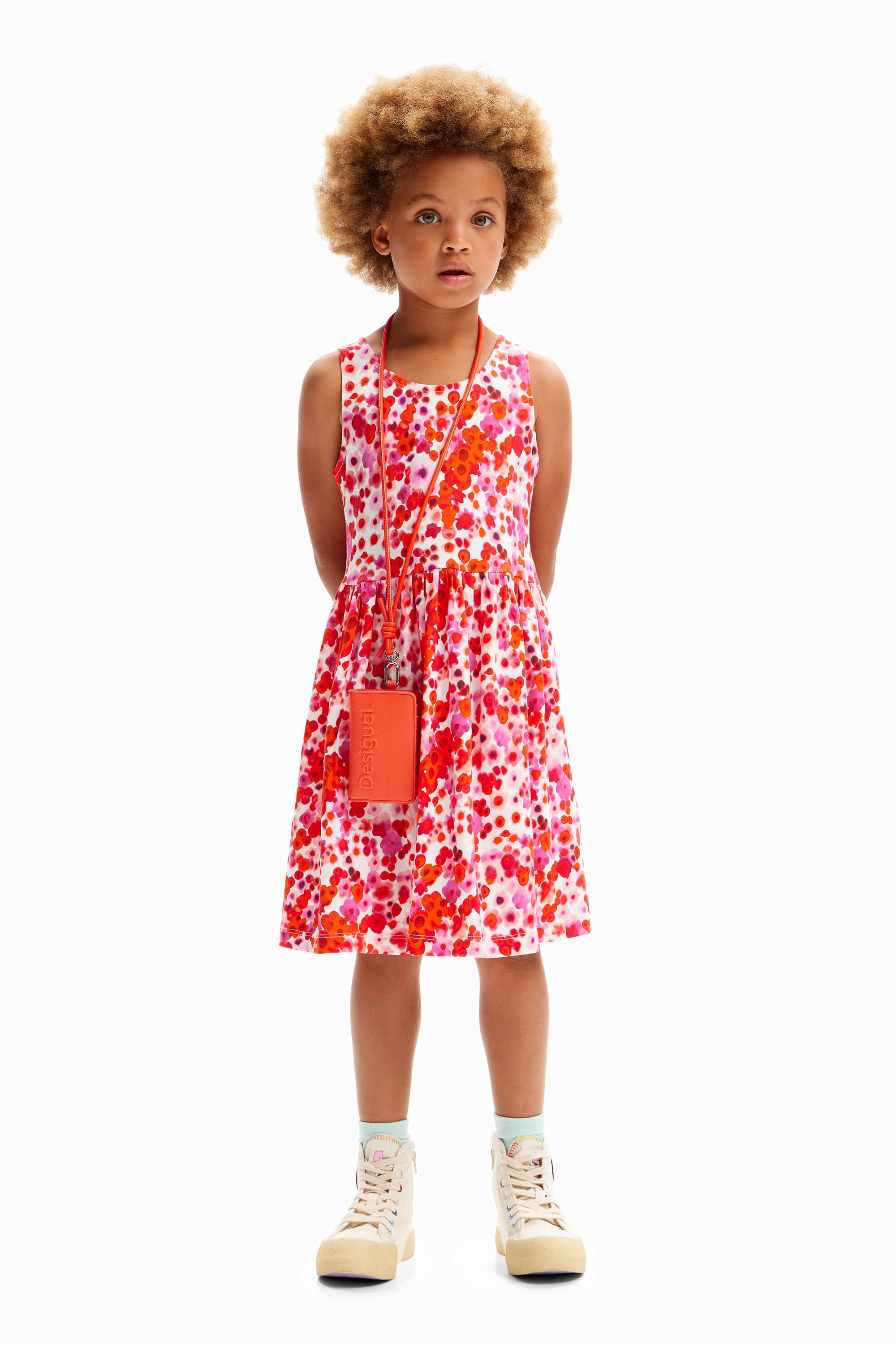 Floral print dress