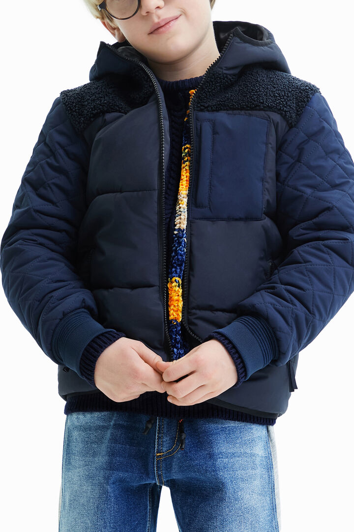 Padded hooded jacket | Desigual