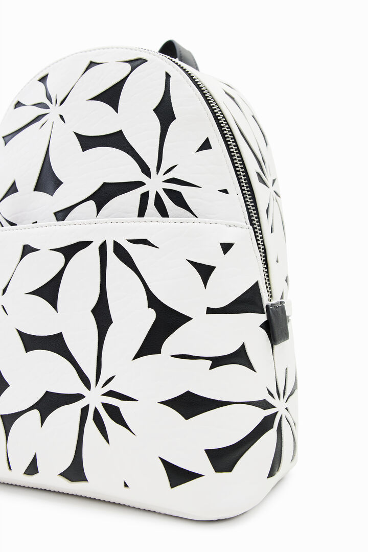 Small backpack with die-cut flowers | Desigual