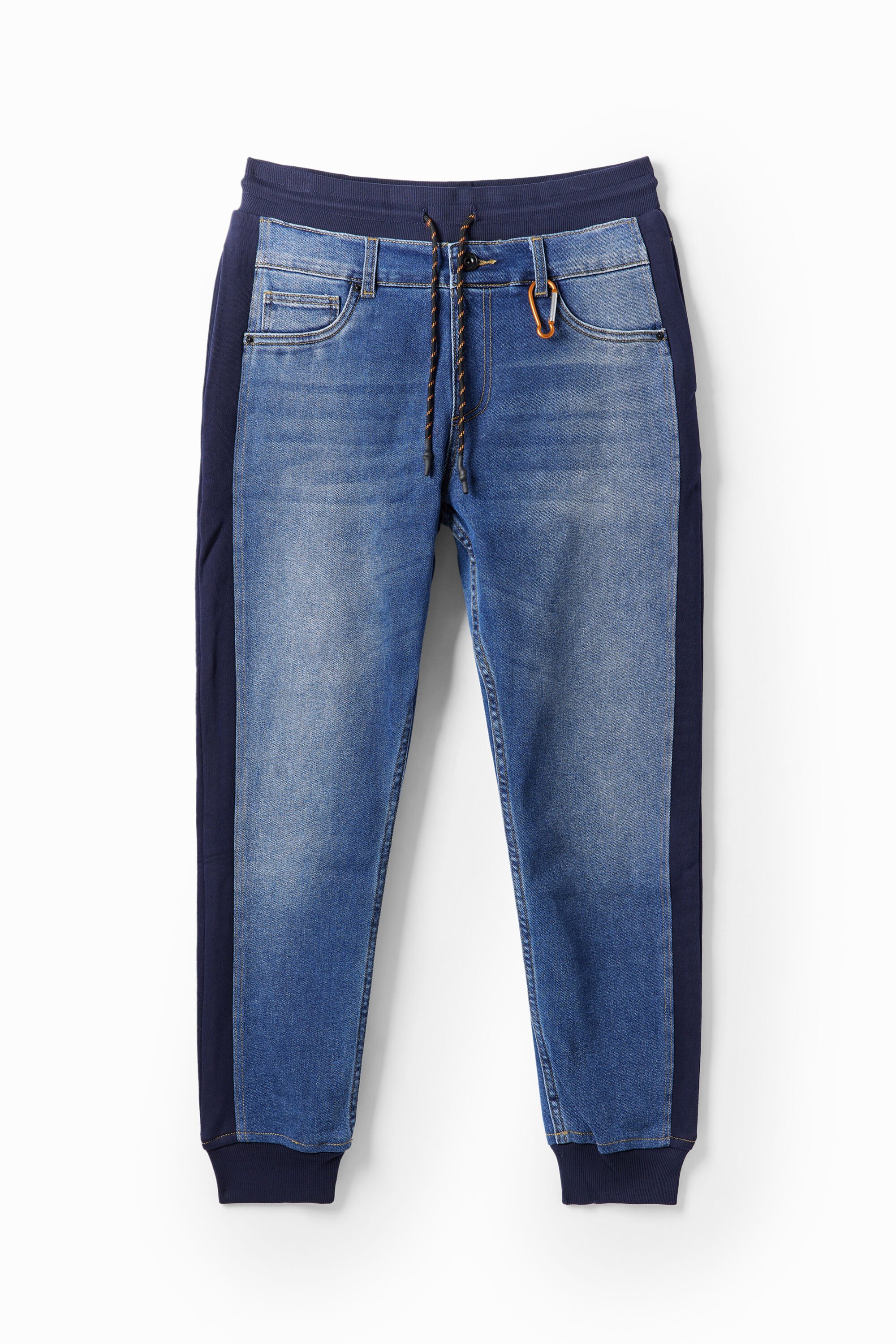 Desigual Pantaloni jogger jeans ibridi