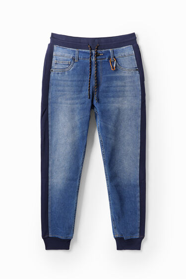Hybrid denim jogging trousers | Desigual