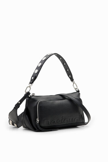 Midsize half-logo crossbody bag | Desigual