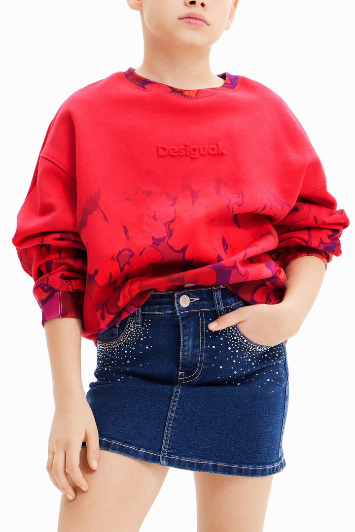 Watercolour floral sweatshirt | Desigual