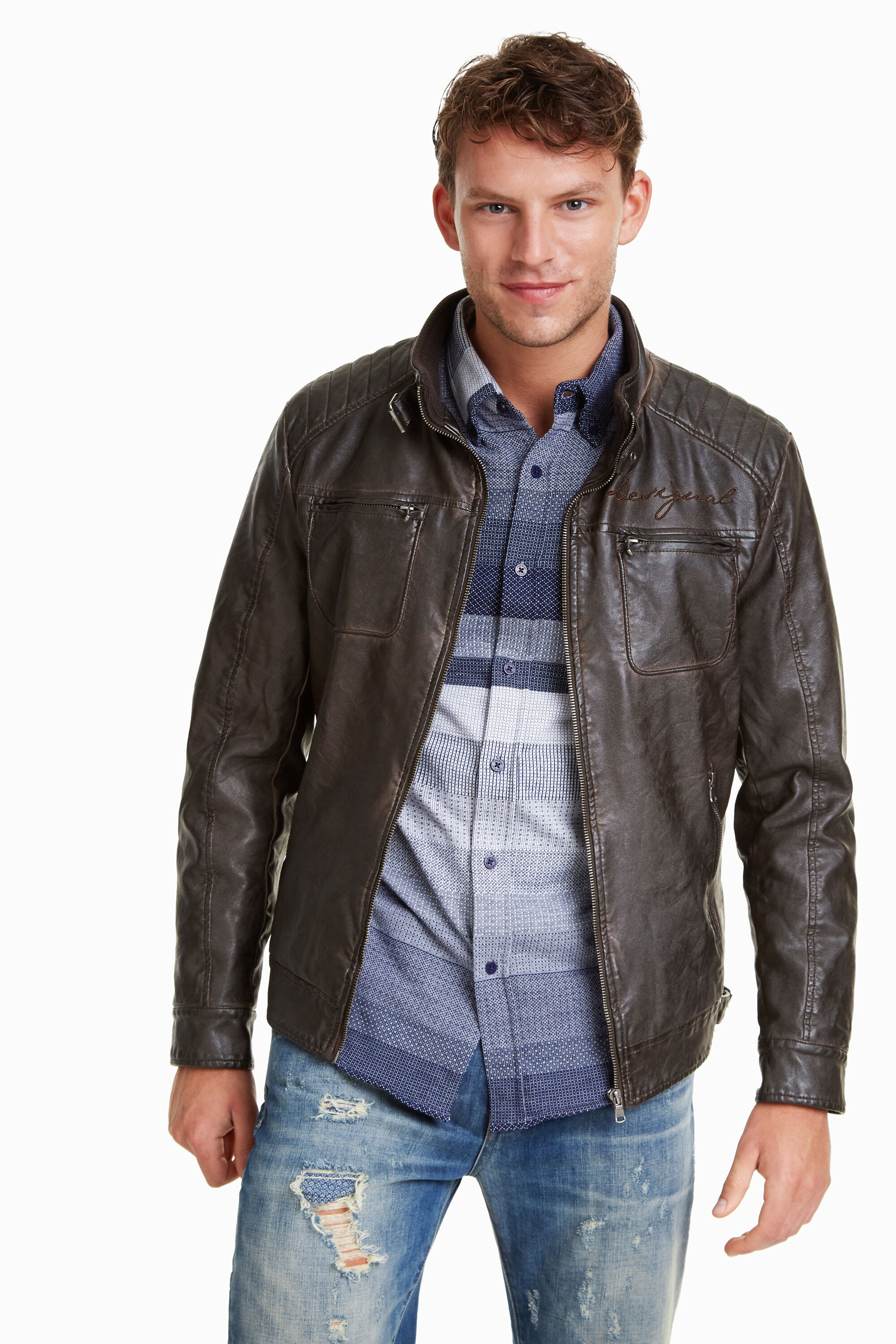 Desigual mens jacket discount