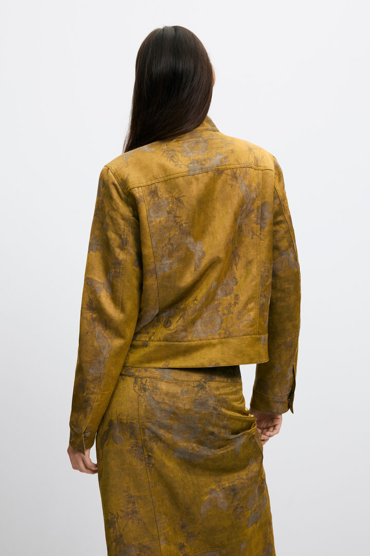 regular printed jacket