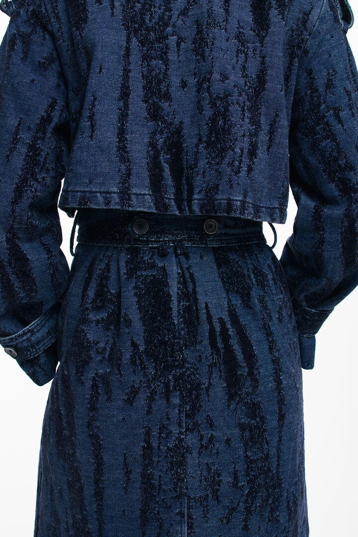 Trench en denim dégradé | Desigual