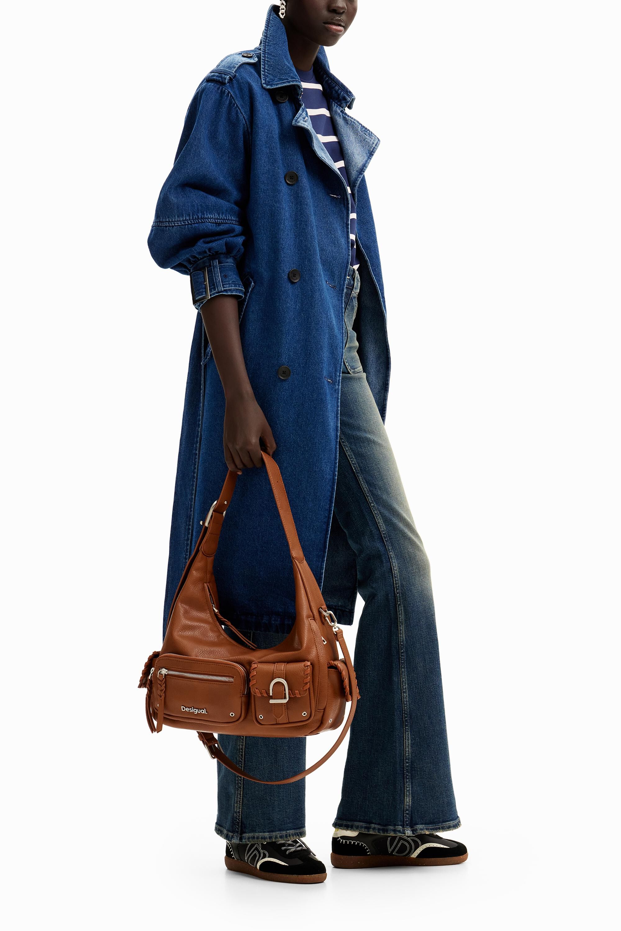 ArgueCultureデニムトレンチコート オーバーサイズ トレンチコートオーバーサイズデニム レディース | Desigual.com