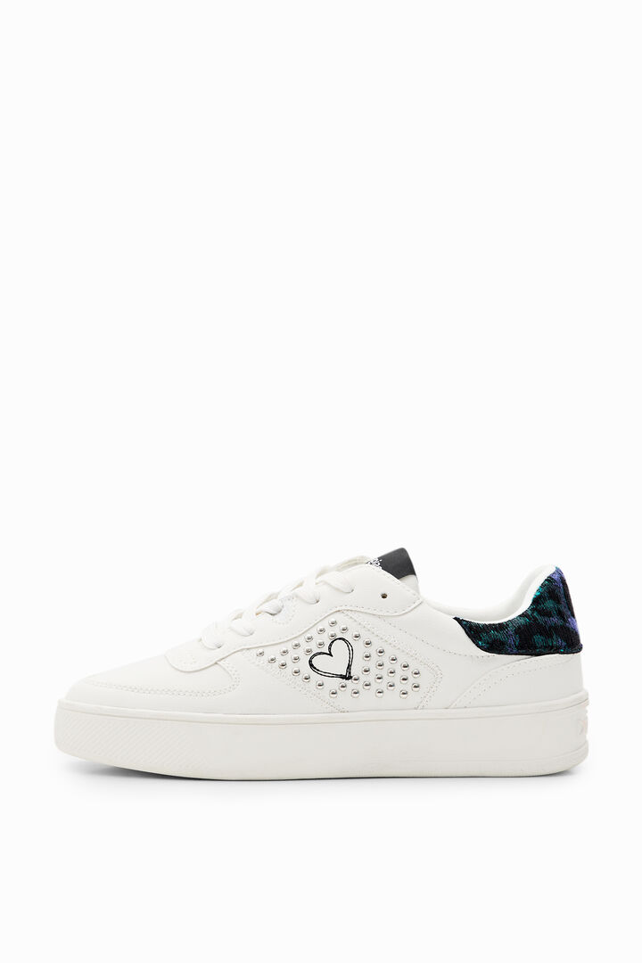 Tenisice s platformom i vezom srca | Desigual
