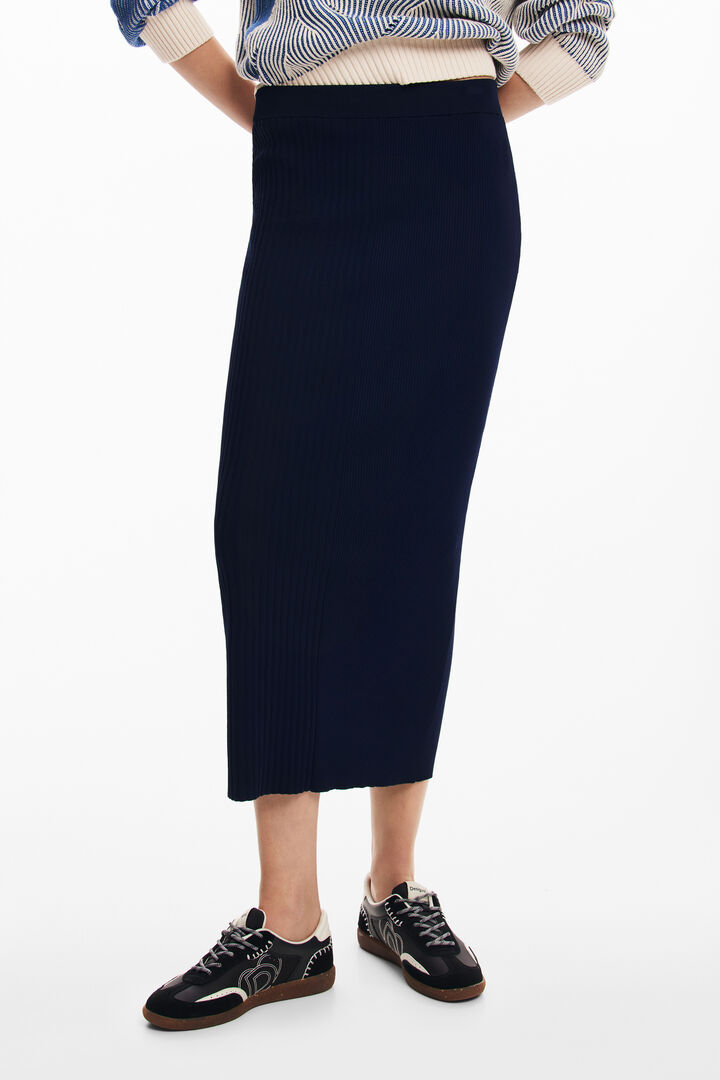 Ribbed knit skirt | Desigual
