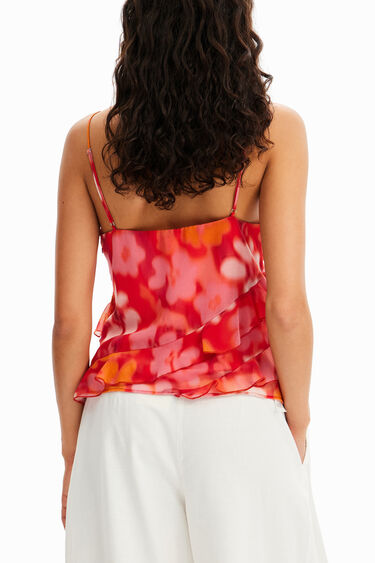 Blusa tirantes flores | Desigual