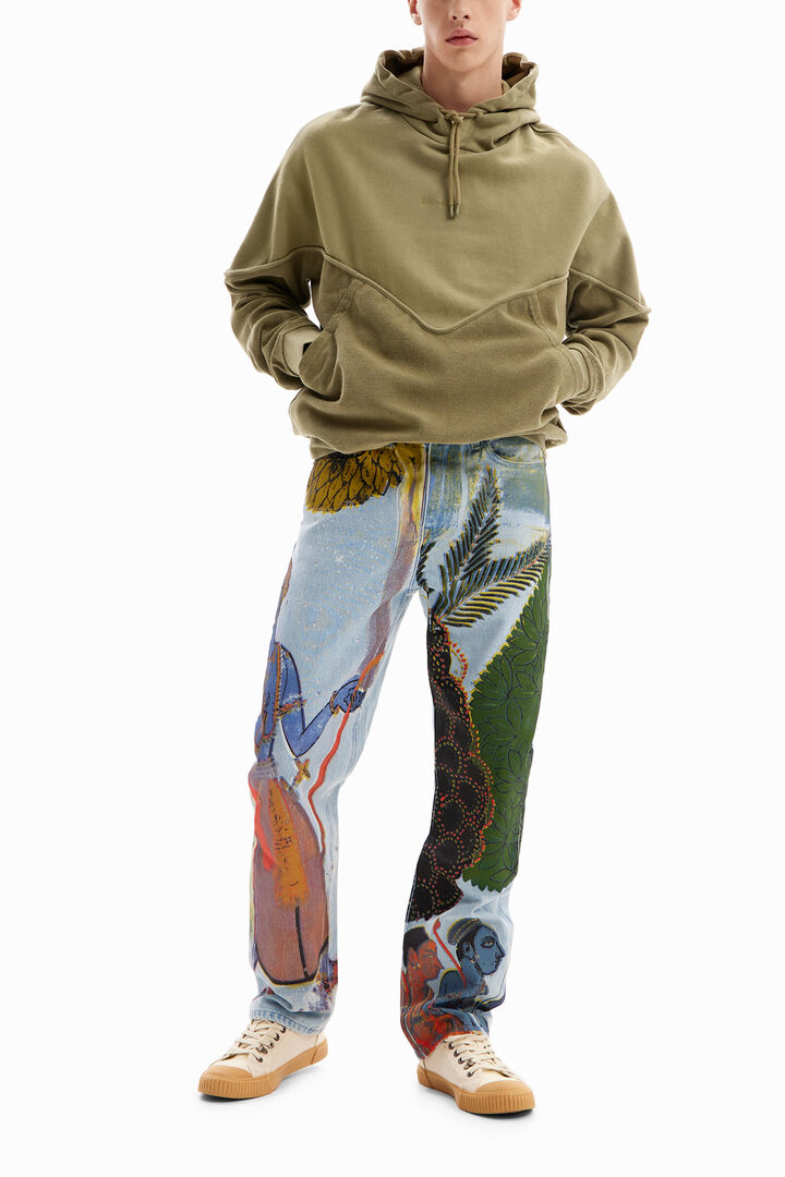 Two-tone sweatshirt | Desigual