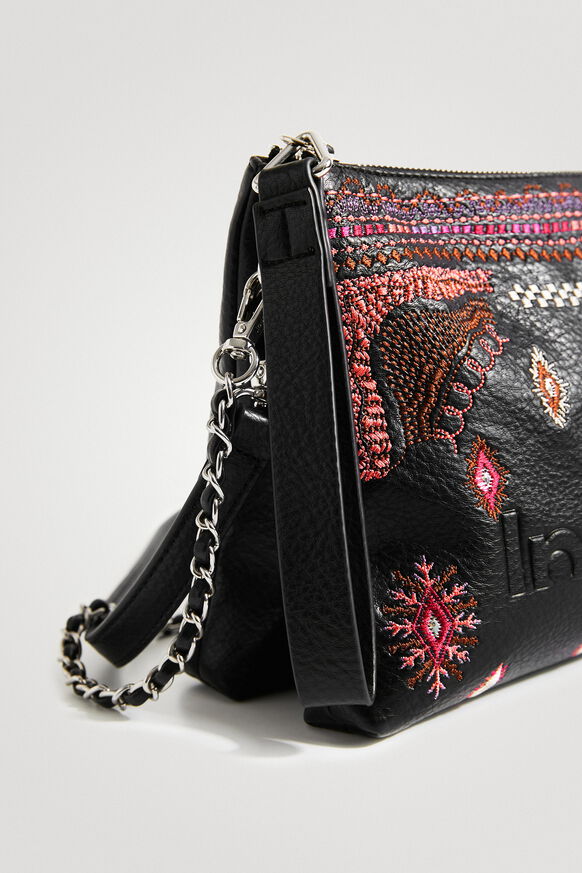 Ethnic embroidery sling bag | Desigual