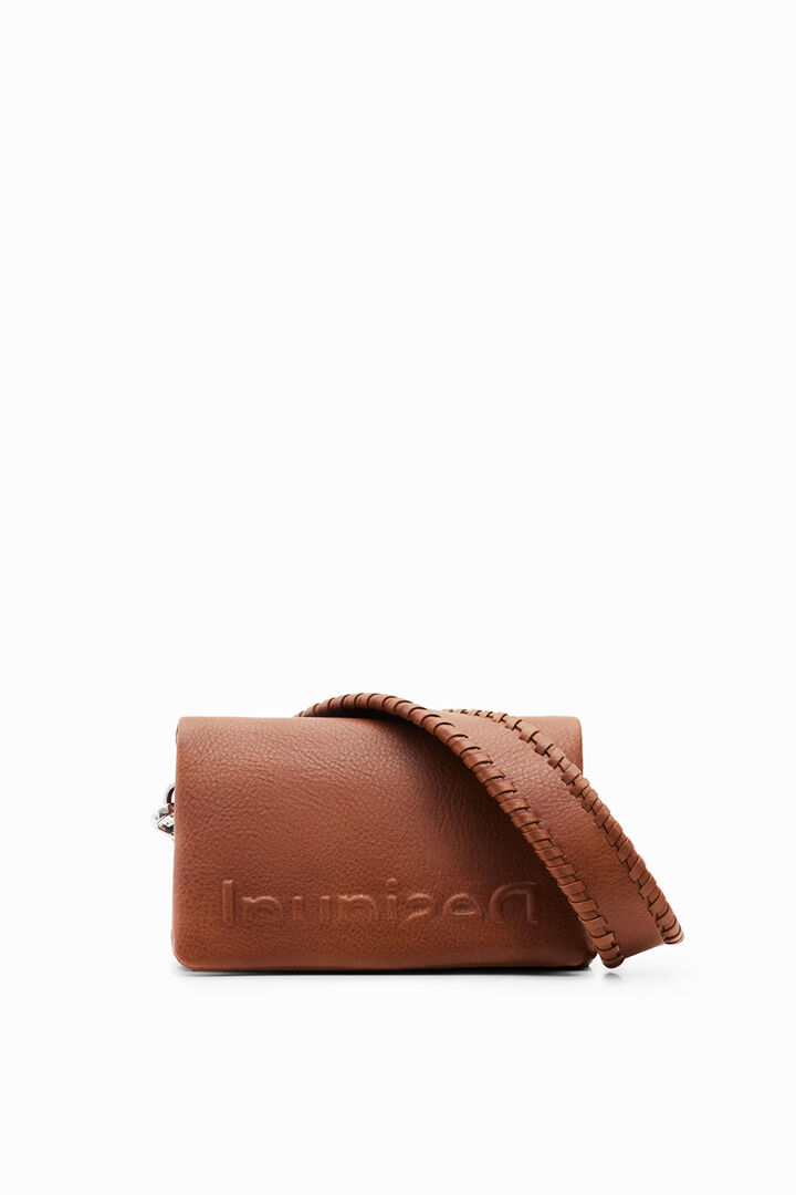 Mini half-logo crossbody bag | Desigual