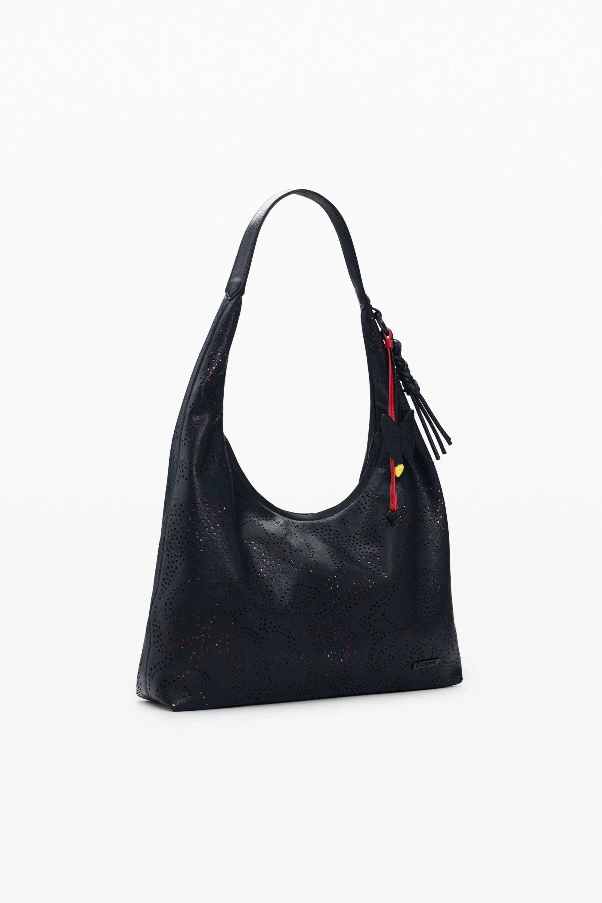 Medium perforated butterfly bag black women's accessories I