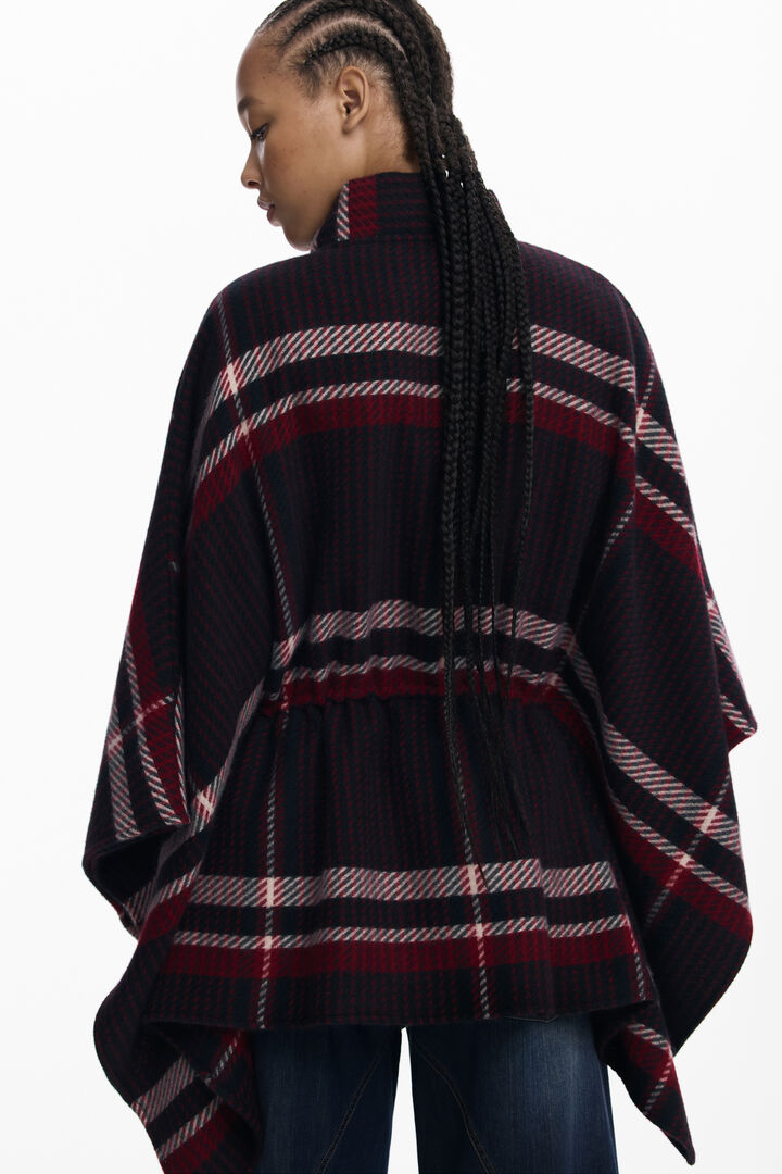 Poncho tartan | Desigual