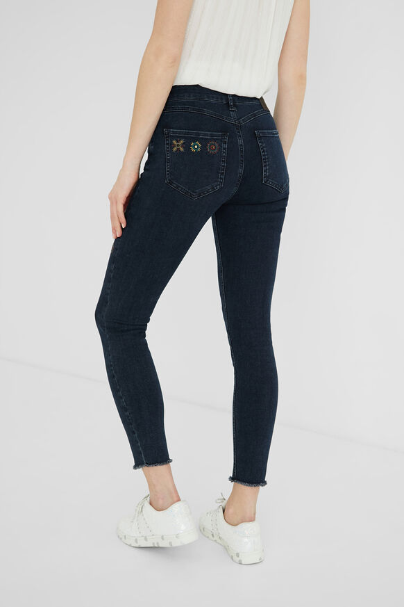 Skinny Fit Ankle Grazer Jeans Desigual Com