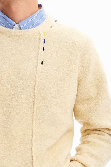 Wool texture pullover | Desigual