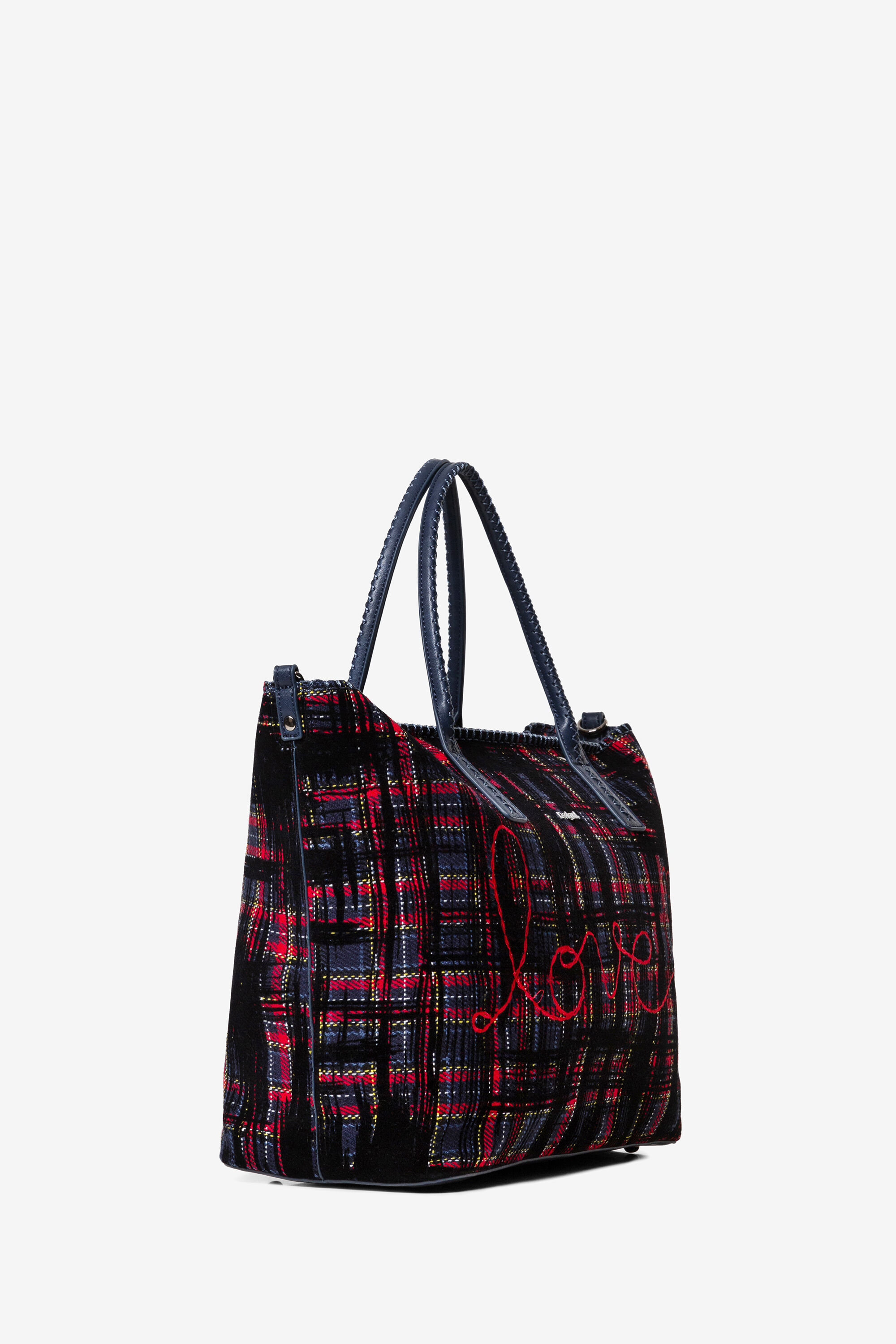 Tartan shopping deals bag