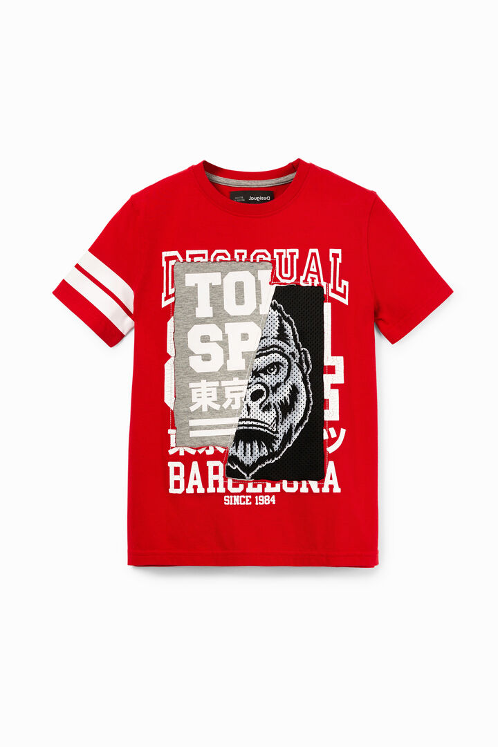 T-shirt sportif à patch | Desigual