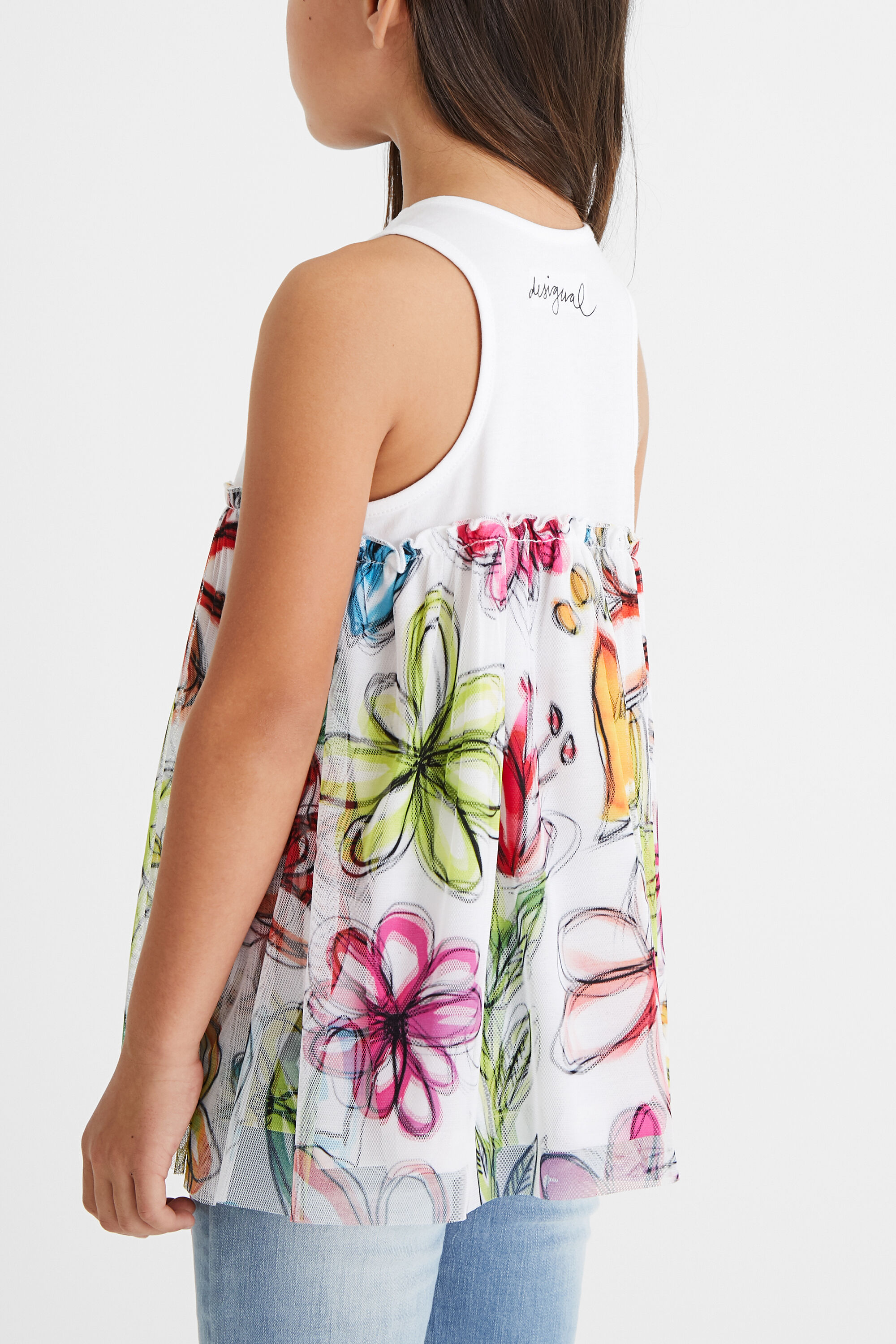 Camiseta tirantes desigual sales