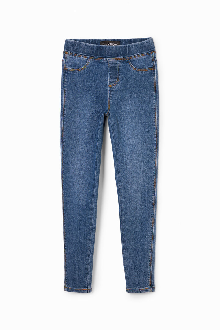 Elastic denim leggings | Desigual