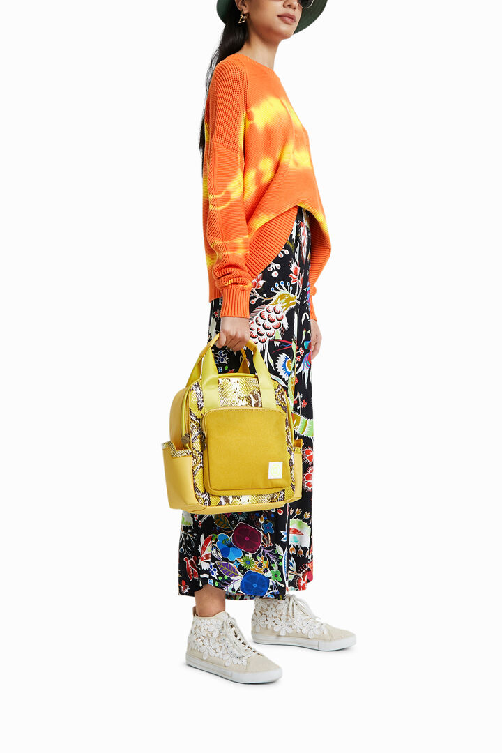 Faded ethnic knit jumper | Desigual