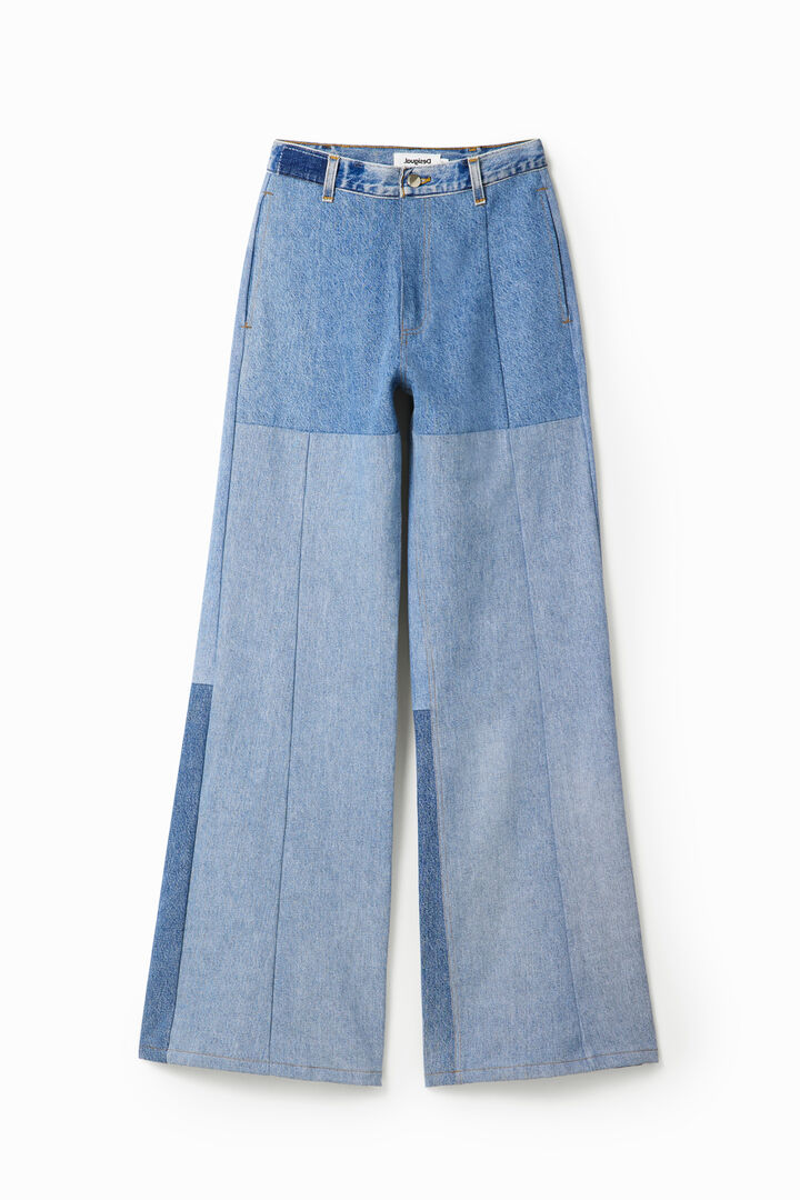 Maitrepierre Wide-leg upcycled jeans | Desigual
