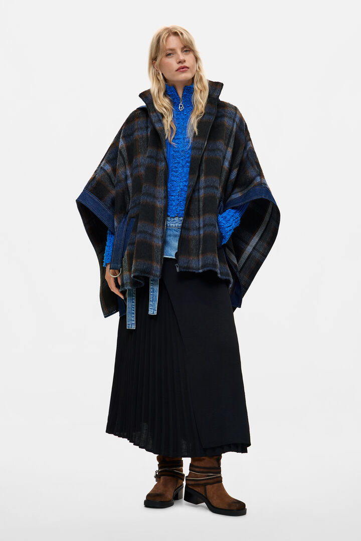 Poncho denim karos