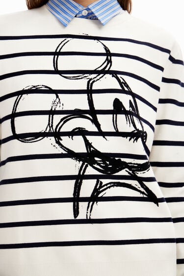 Striped Mickey Mouse pullover | Desigual