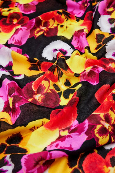 Fulard rectangular floral | Desigual